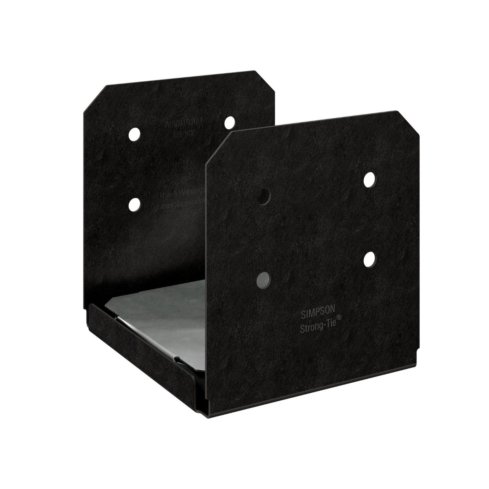 Simpson APVB1010R Avant Rough 10x10 Ornamental Post Base Black Powder Coat image 1 of 4