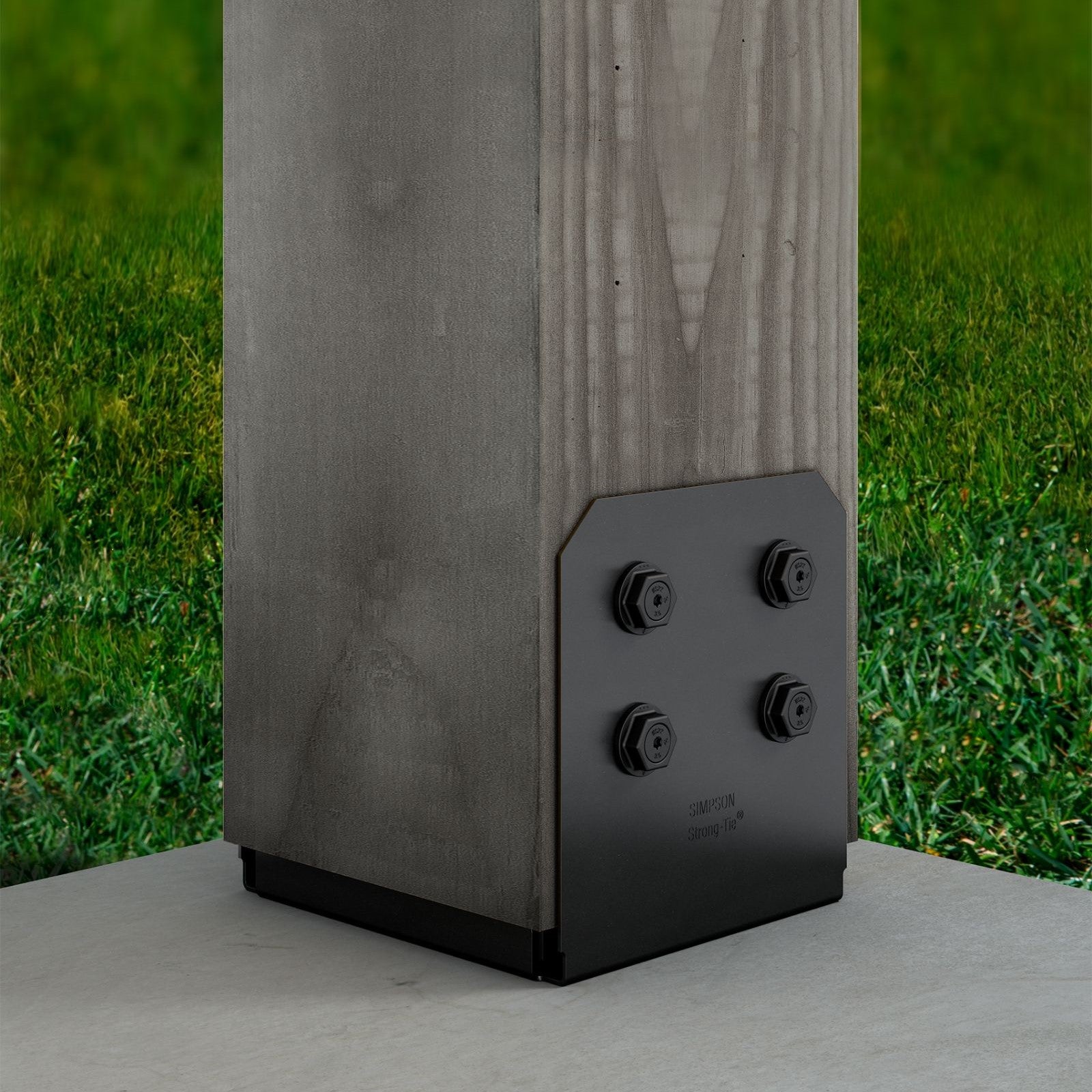 Simpson APVB1010R Avant Rough 10x10 Ornamental Post Base Black Powder Coat image 1 of 4 image 2 of 4