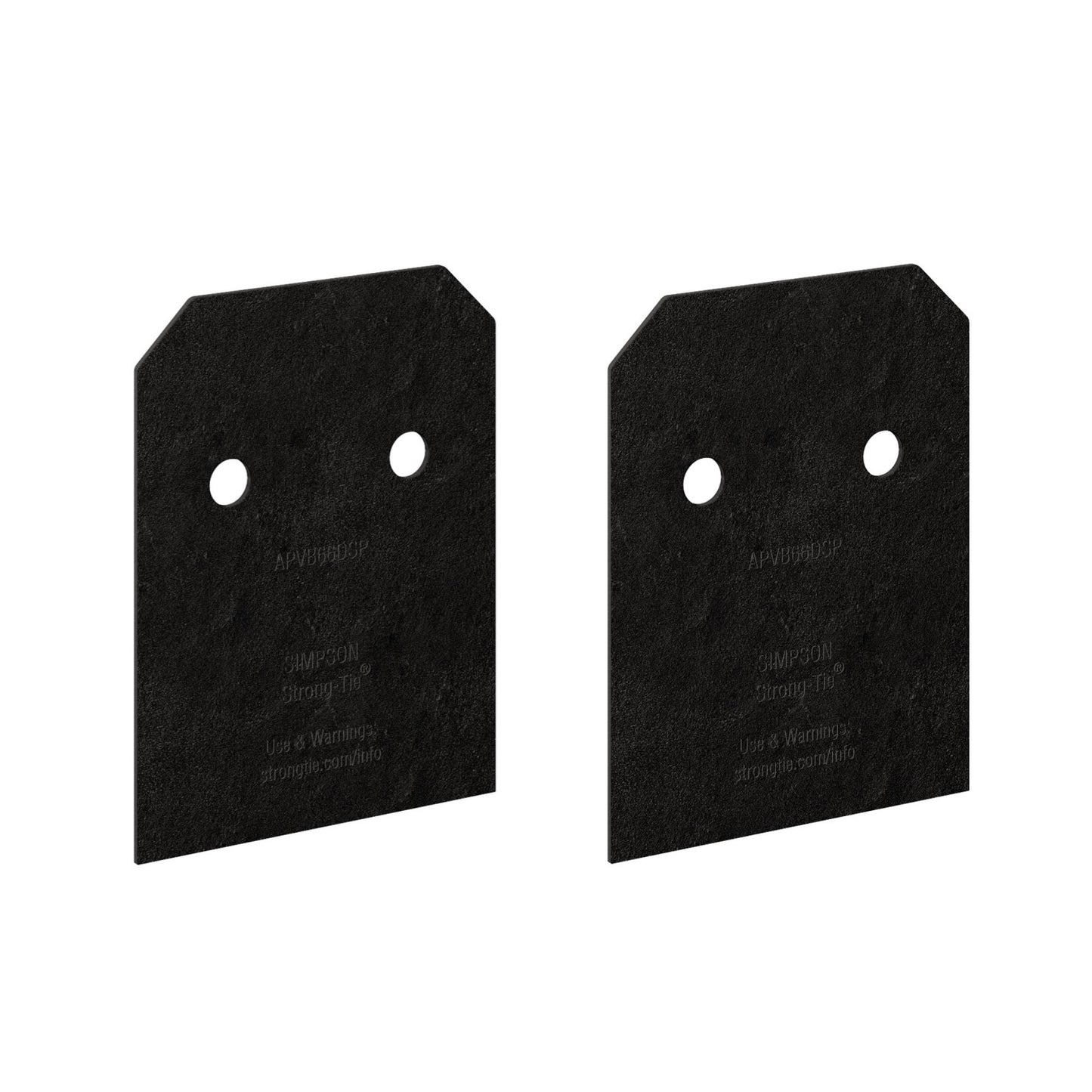 Simpson APVB66DSP Avant Decorative Post Base Plates Black Powder Coat image 1 of 4