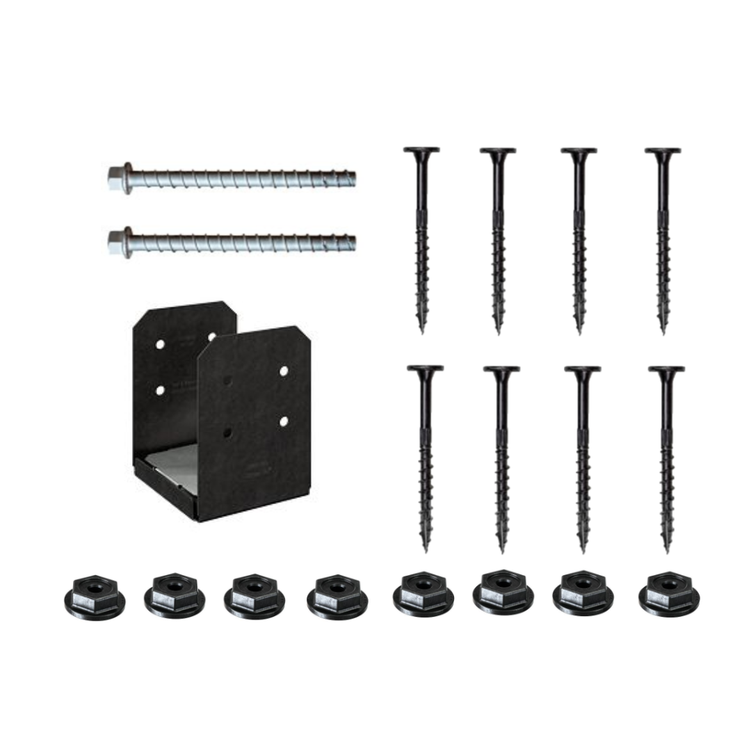 Simpson Black APVB88 Outdoor Accents With Required Hardware