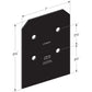 Simpson APVB88DSP Avant Decorative Post Base Plates Black Powder Coat image 1 of 4 image 2 of 4 image 3 of 4