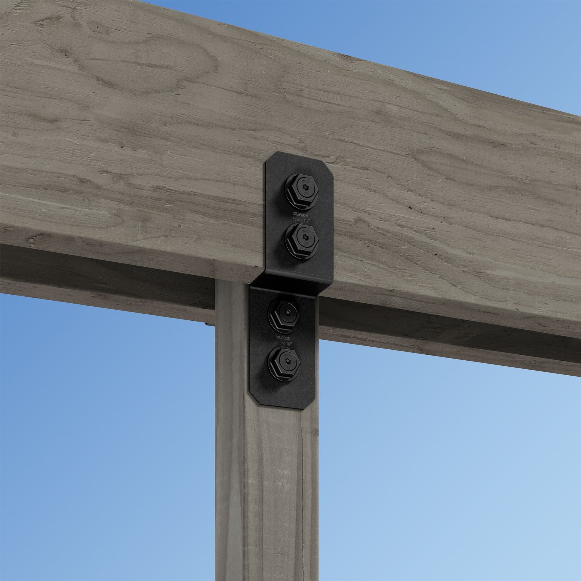 Simpson Black APVDJT2-4 Outdoor Accents With Required Hardware