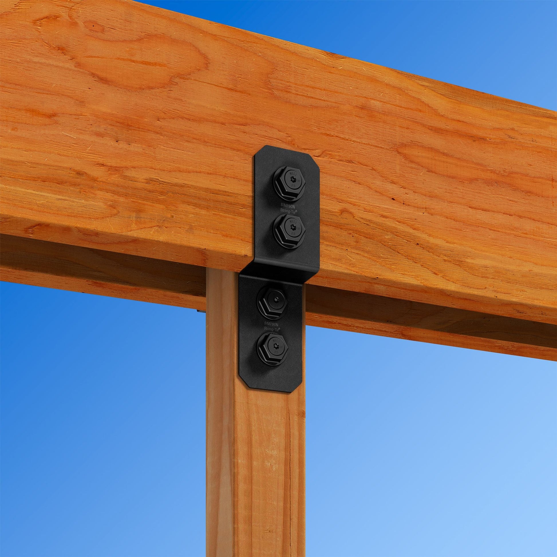 Simpson Black APVDJT2-4 Outdoor Accents With Required Hardware