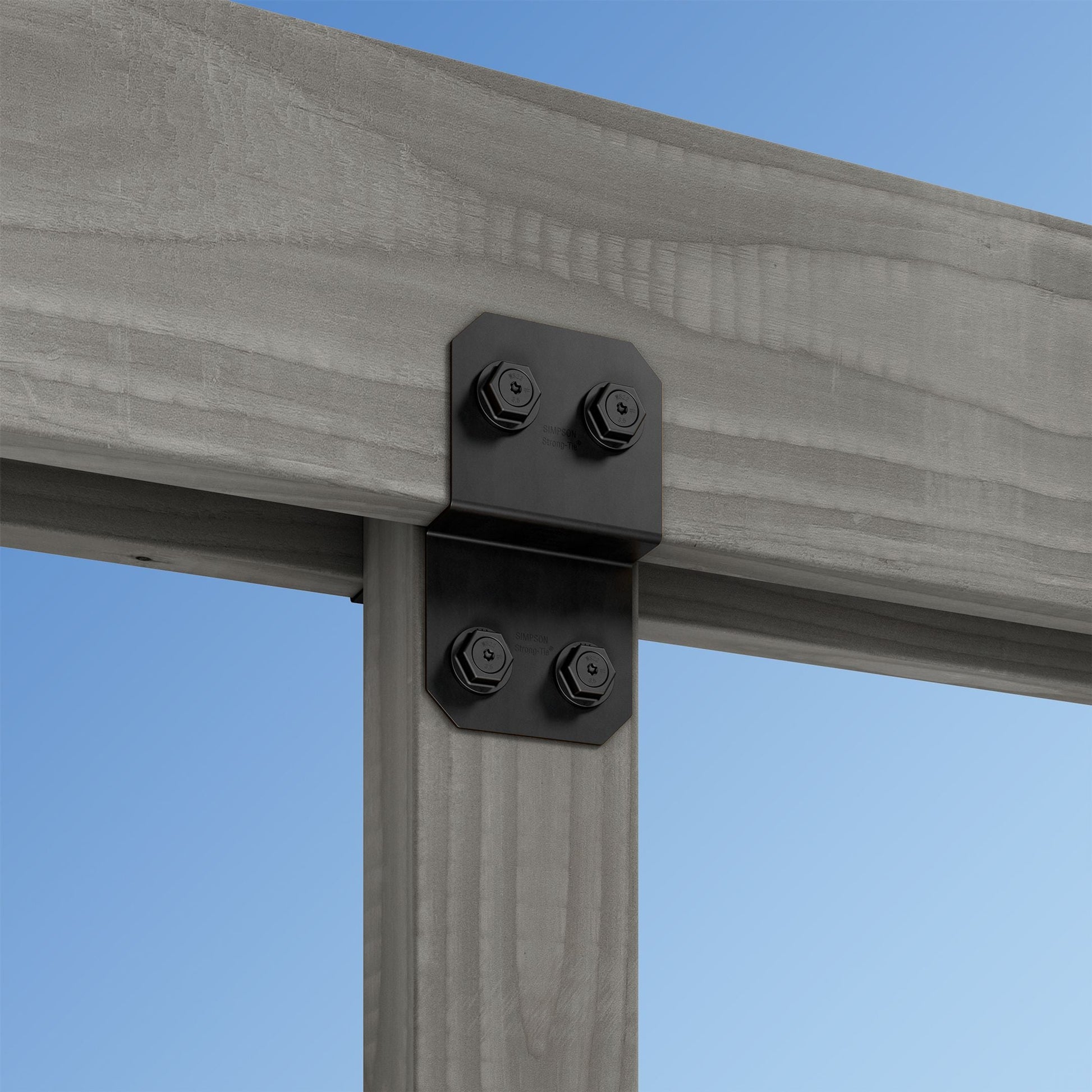 Simpson Black APVDJT2-6 Outdoor Accents With Required Hardware