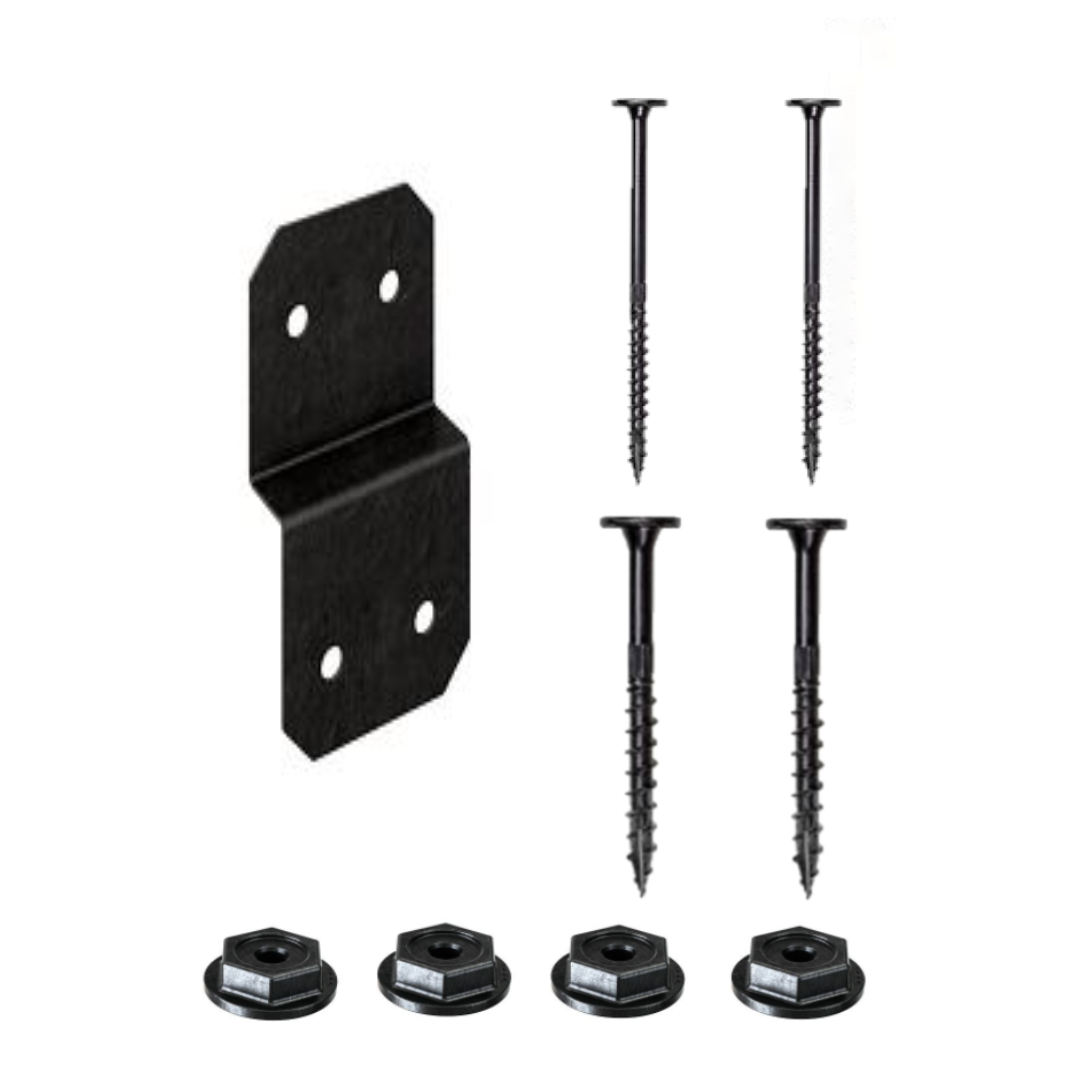 Simpson Black APVDJT2-6 Outdoor Accents With Required Hardware