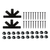 Simpson Black APVGP1212-4 Outdoor Accents With Required Hardware