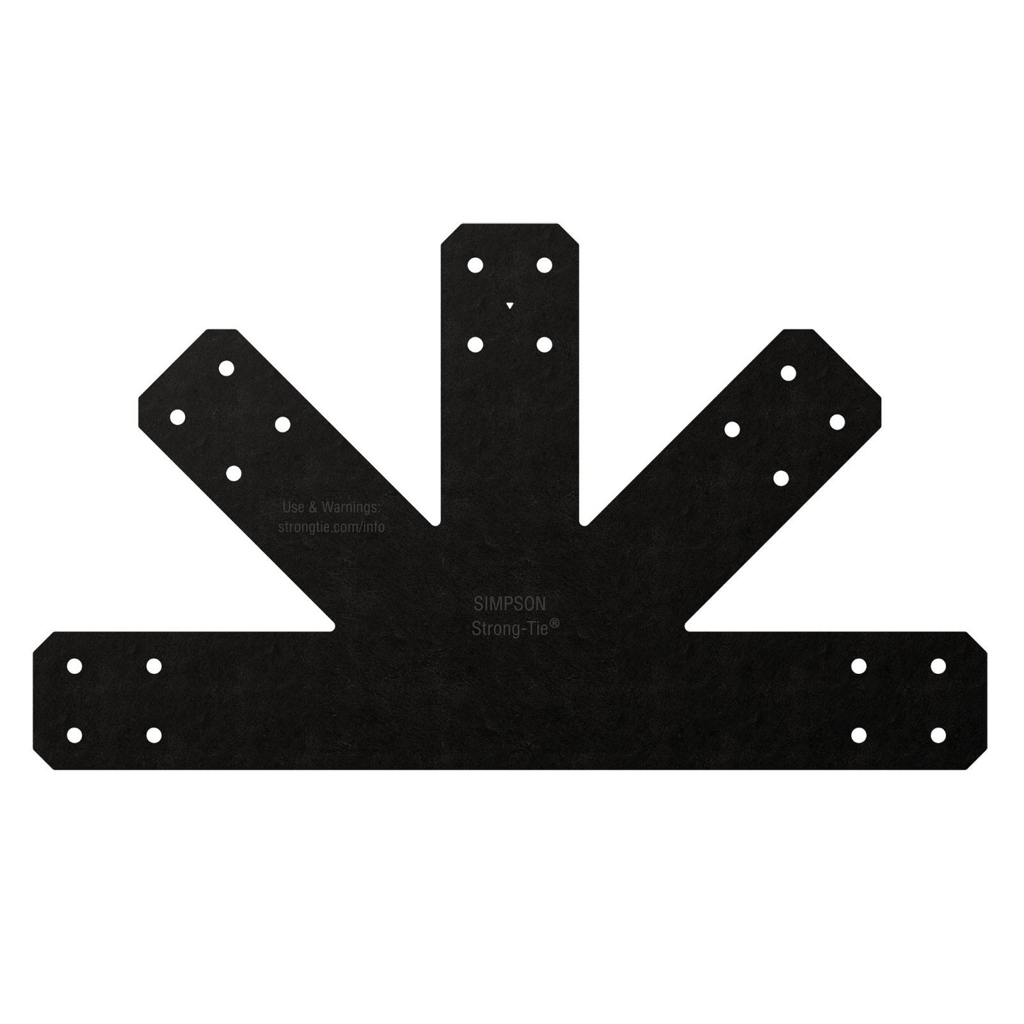 Simpson APVGP1212 Avant Decorative Gable Plate Black Powder Coat image 1 of 4