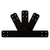 Simpson APVGP612 Avant Decorative Gable Plate - Black Powder Coat 