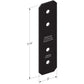 Simson APVST412 Avant Ornamental 4X Flat Strap Black Powder Coat image 1 of 4 image 2 of 4 image 3 of 4