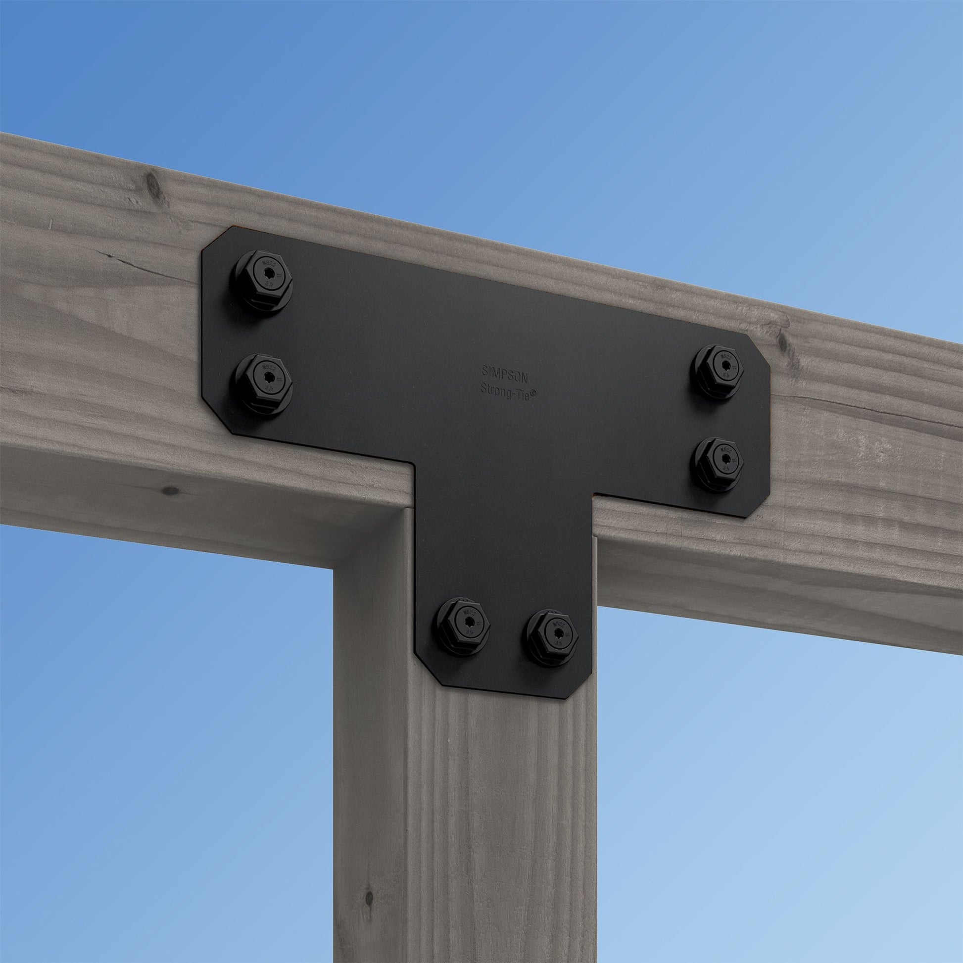 Simpson Black APVT6 Outdoor Accents With Required Hardware