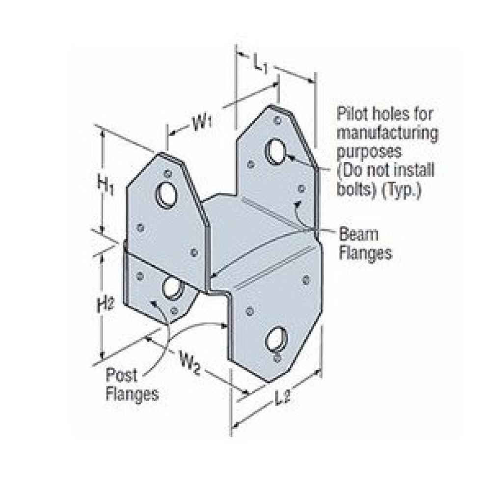 Simpson BC6 6x Post Cap G90 Galvanized image image 4 of 4