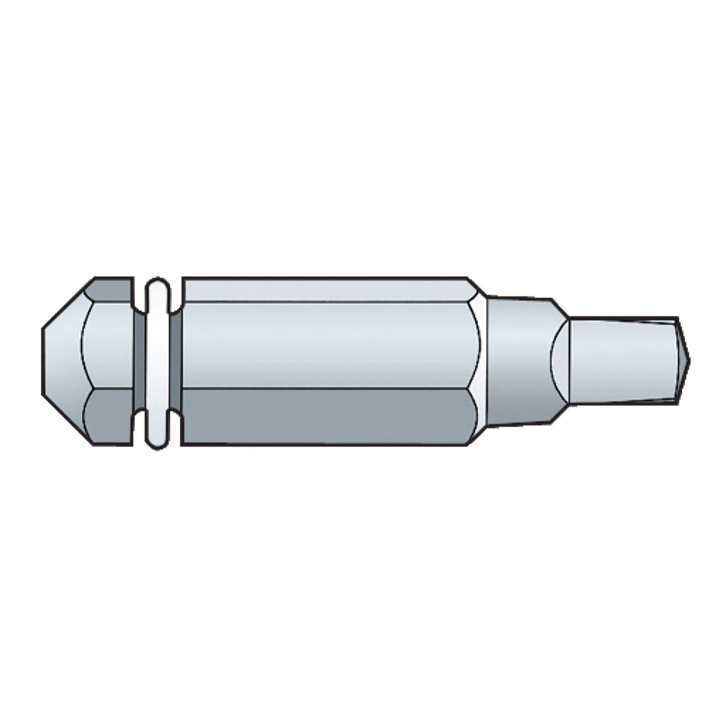 StrongTie Quik Drive BIT2SRC10 #2 Square Driver Bit Pkg 10 image 1 of 2