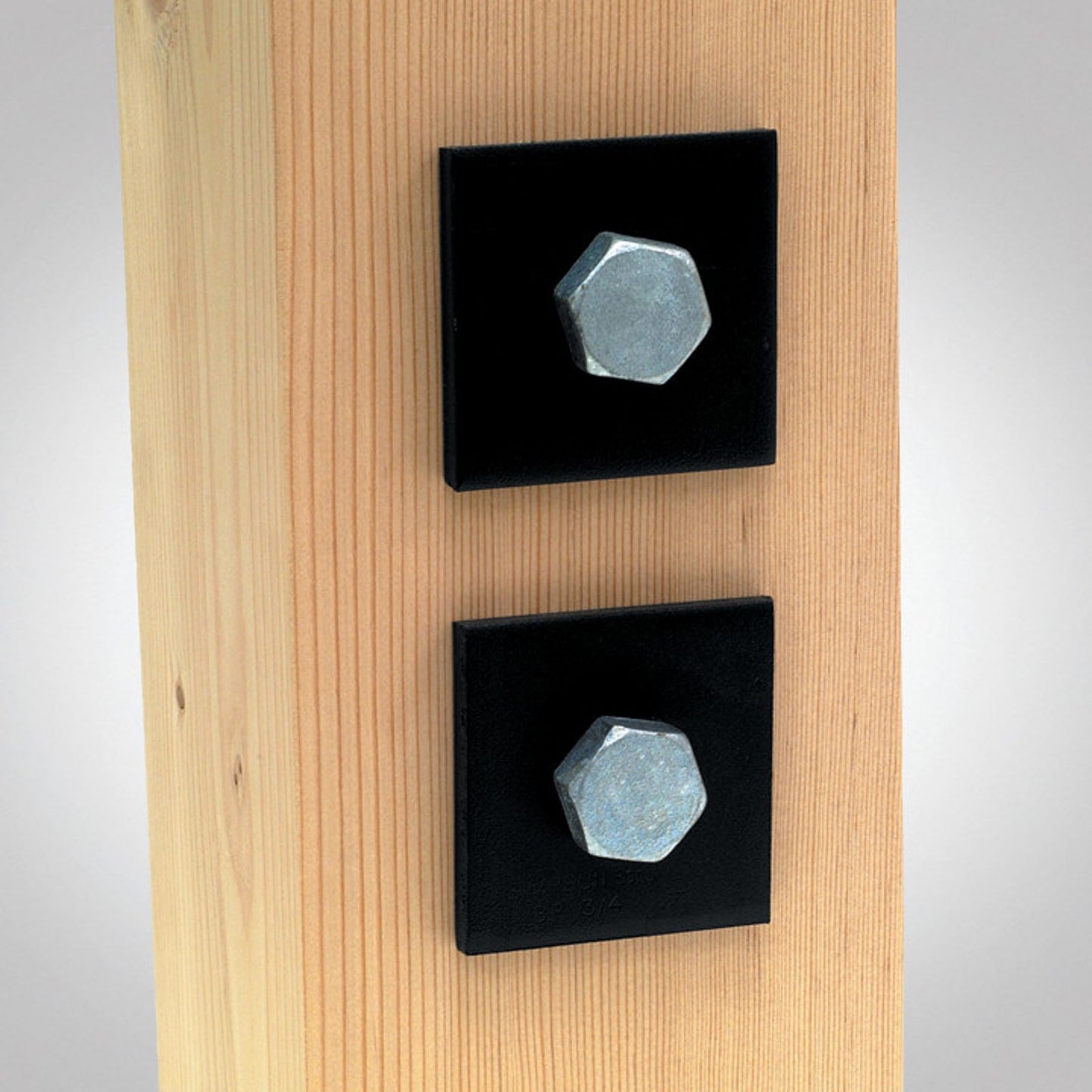 Simpson BP 78PC 78 inch Bolt Dia 3 inchx3 inch Bearing Plate Black Powder Coated image 2 of 2
