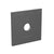 58 inch Hole Flat Bearing Plate 212 inch x 212 inch x 14 inch Hot Dip Galvanized