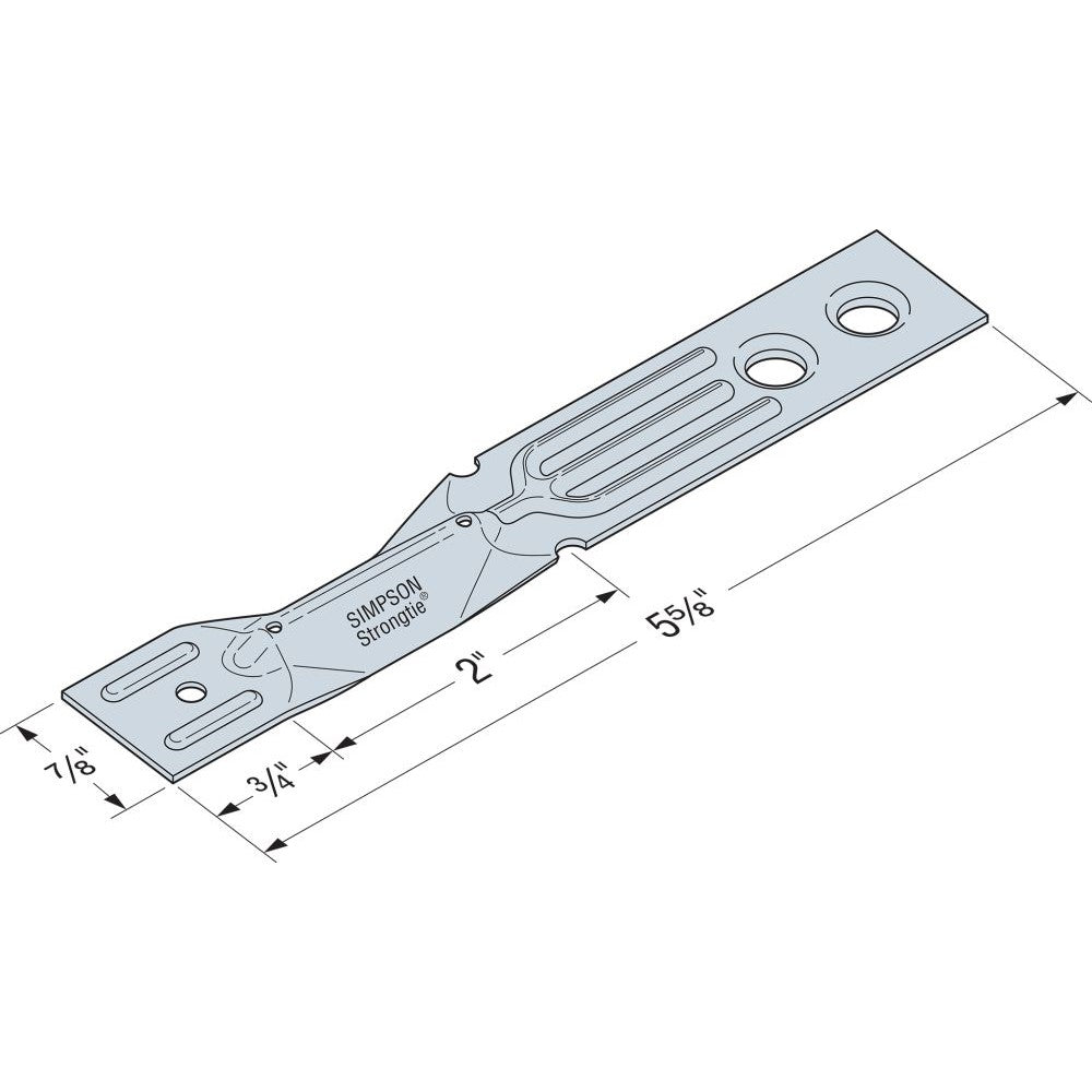 Simpson BTHBrickTie G90 Galvanized Pkg 500 image 3 of 7