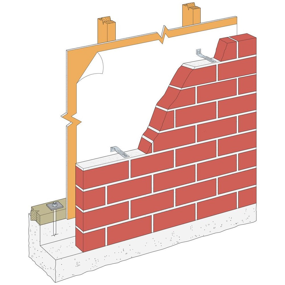 Simpson BTHBrickTie G90 Galvanized Pkg 500 image 6 of 7
