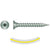 #10 x 114 inch Quik Drive CB3BLG FiberCement Board Screw Coarse Thread C3 Galvanized Pkg 1500 image 1 of 2