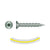 #9 x 114 inch Quik Drive CB3BLGHL Cement Board Screw HighLow Thread C3 Galvanized Pkg 1500 image 1 of 2