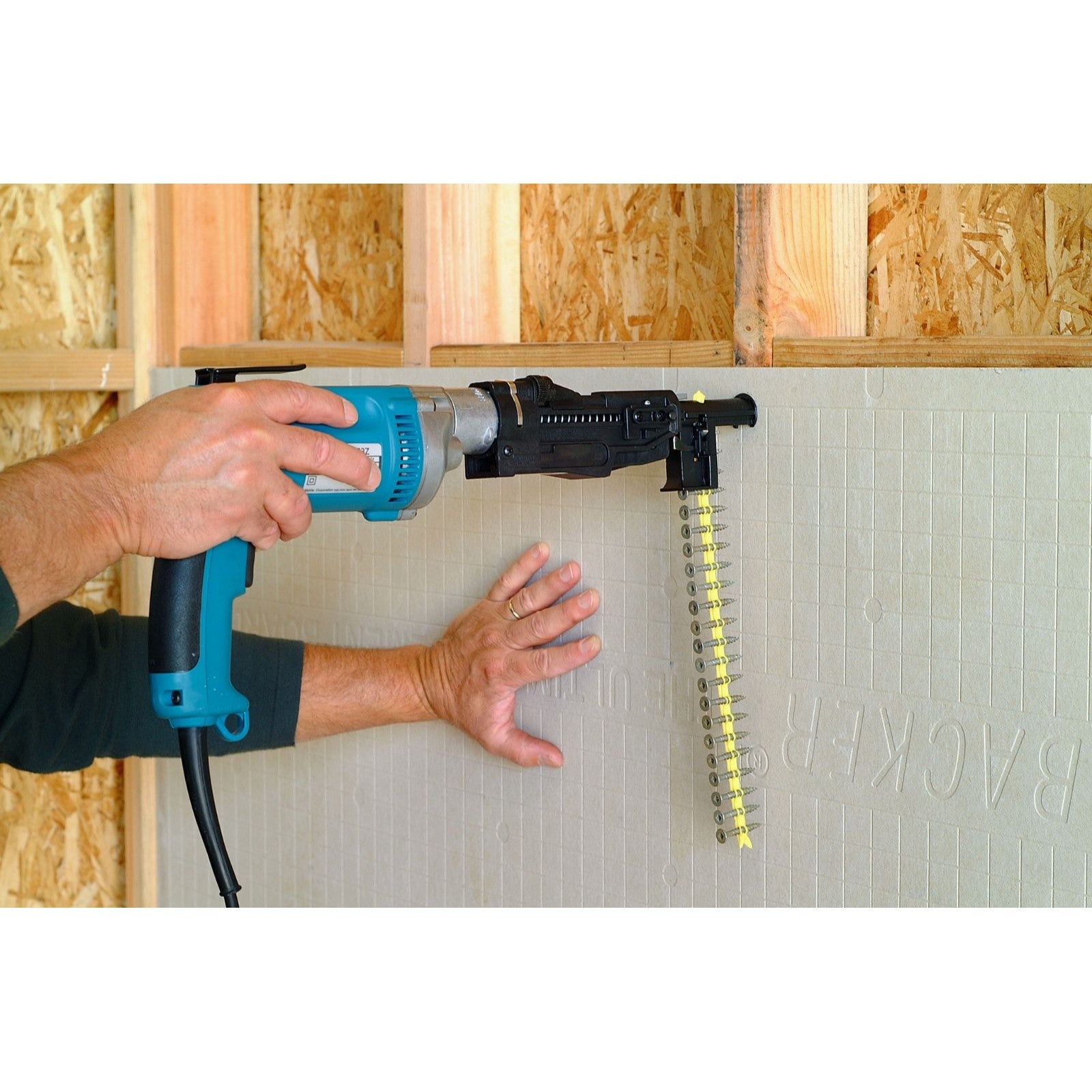 #9 x 114 inch Quik Drive CB3BLGHL Cement Board Screw HighLow Thread C3 Galvanized Pkg 1500 image 2 of 2