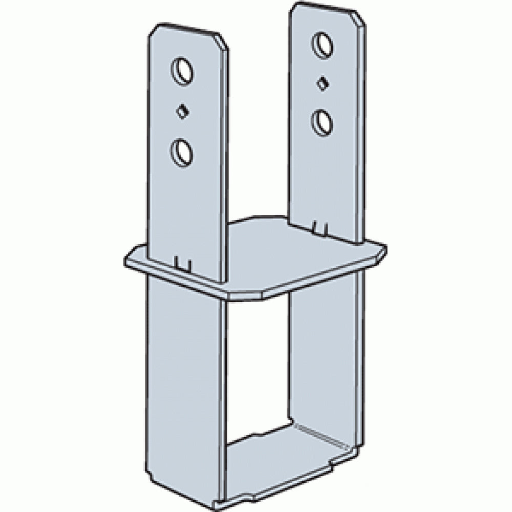 Simpsin Column Base Simpson CB44R 4x4 Rough Column Base - G90 Galvanized – Fasteners Plus