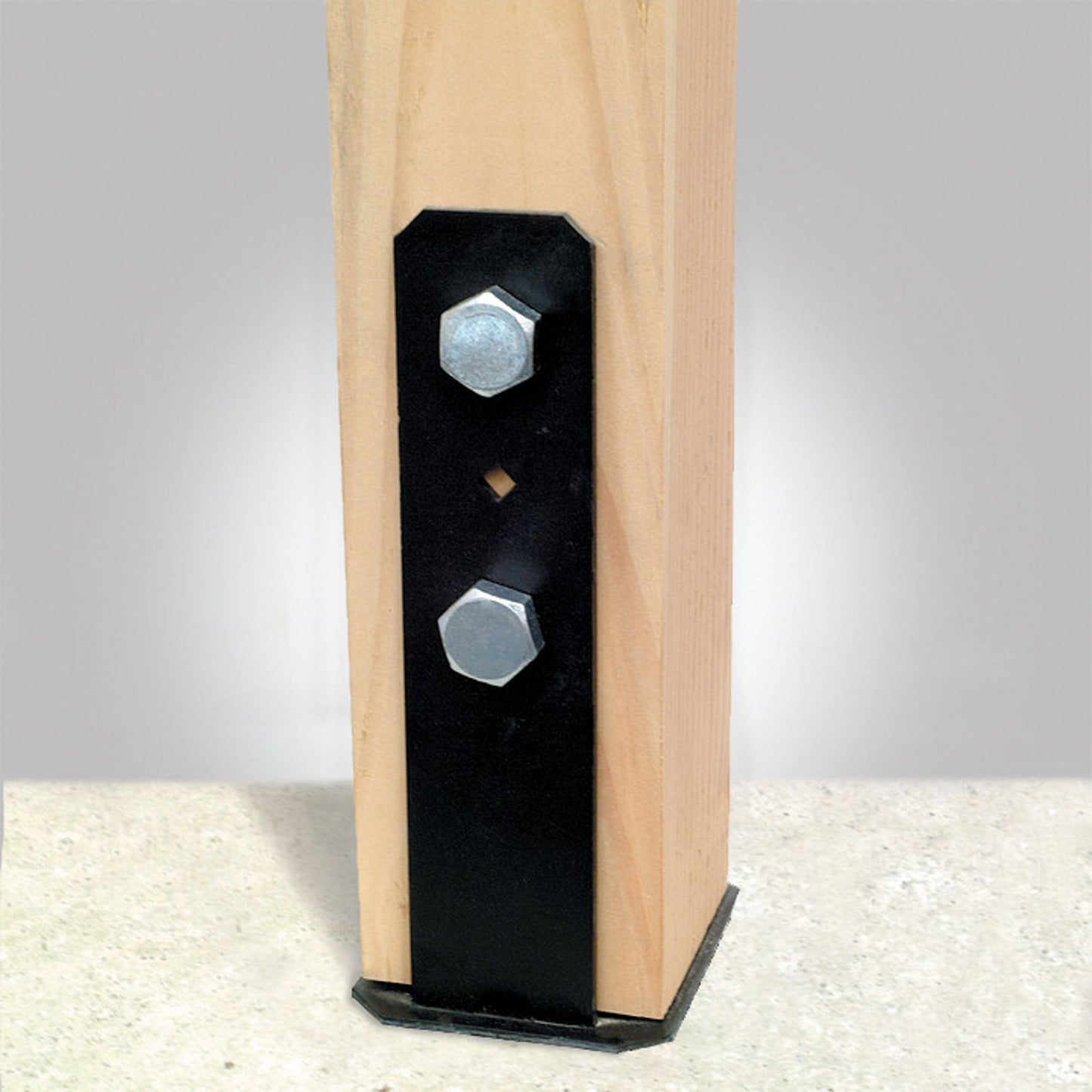 Simpson CB48PC 4x8 Column Base Black Powder Coated image 2 of 2