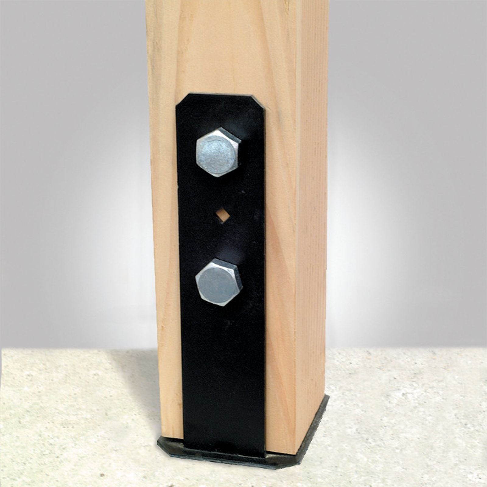 Simpson CB48PC 4x8 Column Base Black Powder Coated image 2 of 2