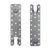 Simpson CBH2.37X7.63C-KT Concealed Glulam Beam Hanger - Electro-Galvanized