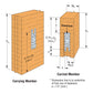 Simpson CBH2.37X5.5H-KT Concealed Glulam Beam Hanger - Hot Dip Galvanized