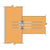 Simpson CBH2.37X5.5H-KT Concealed Glulam Beam Hanger - Hot Dip Galvanized