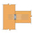 Simpson CBH2.37X7.63C-KT Concealed Glulam Beam Hanger - Electro-Galvanized