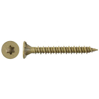 #8 X 114 inch Cement Board Screw HighLow Thread T25 Star Drive Pkg 200 image 1 of 2