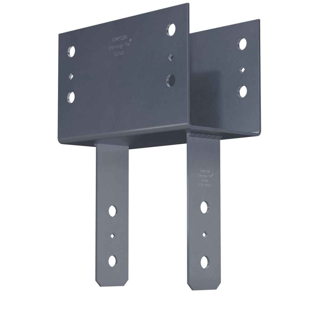 Simpson CC68 Column Cap Gray Paint