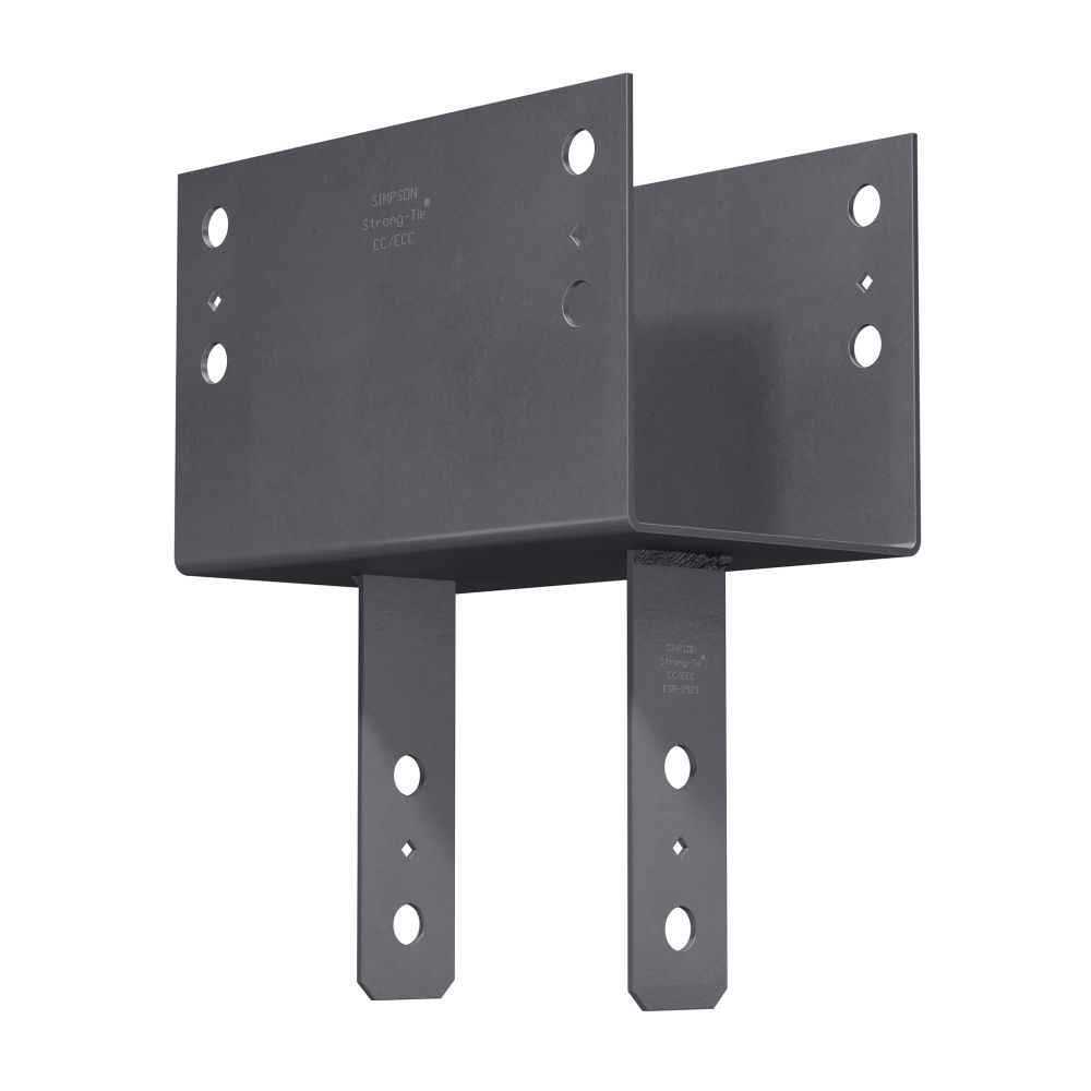 Simpson CC98 Column Cap Gray Paint