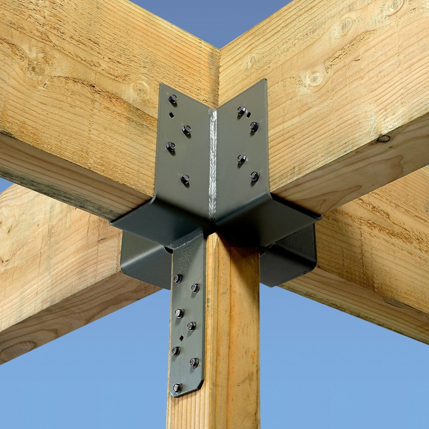 Simpson CCCQ44SDS Cross Column Cap, Quick-Install – Fasteners Plus