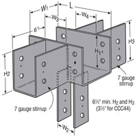 CCC Cross Column Cap Illustration