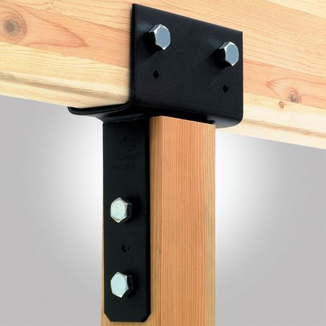 Simpson CC66PC Column Cap Black Powder Coated image 2 of 2