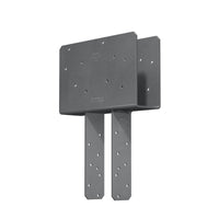 Simpson CCQ34SDS25 Column Cap wSDS Screws Gray Paint image 1 of 2