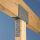 Simpson CCQ4.62-5.50SDS Column Cap w/SDS Screws - Gray Paint