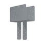 Simpson CCQ48SDS25 Column Cap wSDS Screws Gray Paint image 1 of 2