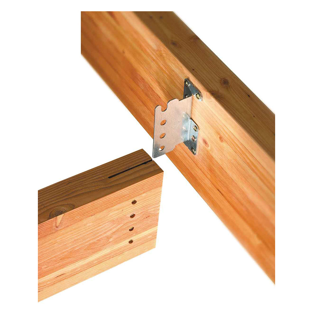 Simpson CJT3ZS Concealed Joist Tie w/ Short Pins - ZMAX Finish