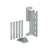 Simpson CJT5ZL Concealed Joist Tie w Long Pins ZMAX Finish image 1 of 5