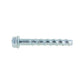 5/8" x 5" Conquest Large Diameter Concrete Screws - Zinc, Pkg 10