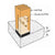 Simpson CPT44Z Concealed Post Tie For 4x4 Posts Zmax Finish image 4 of 7