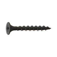 #6 x 1 inch Coarse Thread Drywall Screw Black Phosphate Pkg 10000