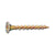 #6 x 114 inch Coarse Thread Drywall Screw Yellow Zinc Pkg 8000