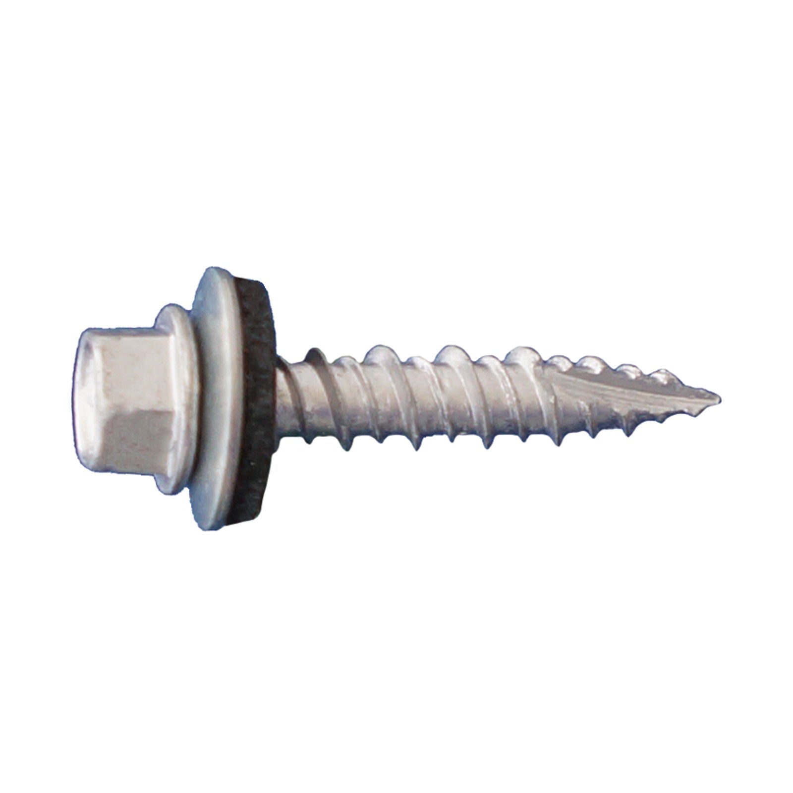 #10 x 3" Post Frame Screw w/Washer, Hex Head - Dagger-Guard Coating, Pkg 1000