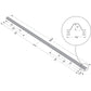 Simpson DBR30R680 Spacer Bracers G90 Galvanized Pkg 680 image 2 of 2