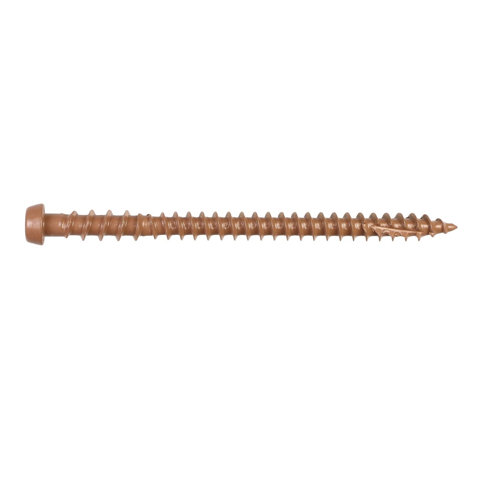 #10 x 234 inch Quik Drive DCU Composite Decking Screw Brown05 Pkg 1000 image 1 of 2
