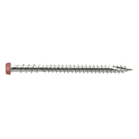 #10 x 234 inch Quik Drive 316 Stainless DCU Composite Deck Screw Red Pkg 1000