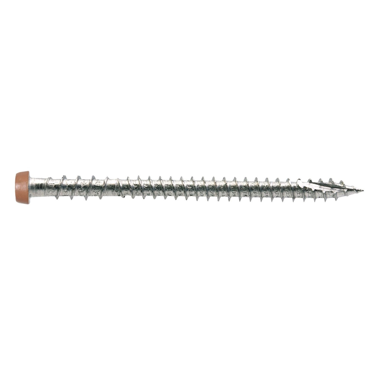 #10 x 234 inch Quik Drive 316 Stainless DCU Composite Deck Screw Tan 03 Pkg 1000